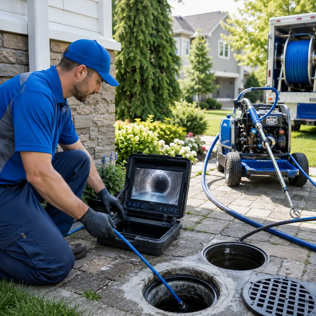 Outdoor drain cleaning professionals serving Hebron, NH